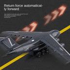 Chezhi 1:180 Licensed Xian Y-20 "Kunpeng" Die-Cast Alloy Model - Official Military Transport Aircraft with Display Stand, Opening Cargo Door, Retractable Nose Gear, Movable Control Surfaces, Sound & Light & Pull-Back Action