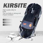 Jinchejiang 1:32 Scale Die-Cast Alloy Model Toy Compatible with Lamborghini Aventador - Opening Doors, Sound & Light, Pull-Back Function, Shock Absorption & Adjustable Rear Wing - Supercar Collection