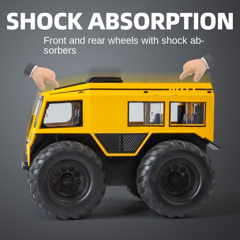 XHD 1:24 Scale Die-Cast Alloy Model Toy Compatible with SHERP All-Terrain Vehicle - Opening Doors, Sound & Light, Pull-Back Function & Shock Absorption - Extreme Off-Road Collection