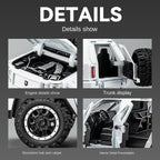 Chezhi 1:24 Scale Die-Cast Alloy Model Toy Compatible with George Patton Police Vehicle - with Working Police Lights & SWAT Edition Markings, Opening Doors, Sound & Light, Pull-Back Function - Special Service Vehicle Collection