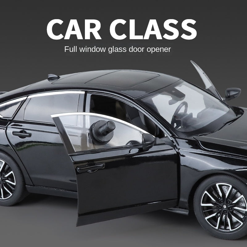 Black Mamba 1:18 Licensed Honda Accord Die-Cast Alloy Model - Official Family Sedan with Opening Doors, Sound & Light, Shock Absorption, Interactive Steering Wheel, Adjustable Seats, Opening Fuel Cap & Foldable Mirrors