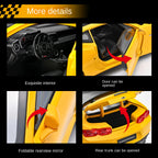 Black Mamba 1:18 Scale Licensed Chevrolet Camaro Die-Cast Alloy Static Model - Opening Doors, Shock Absorption, Steering, Adjustable Seats & Foldable Mirrors - Muscle Car Collection