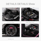 Chezhi 1:24 Die-Cast Alloy Model - Compatible with Koenigsegg Jesko Absolut  - Feature-Packed with Realistic Sound & Light, Pull-Back Action & Shock Absorption - Collector's Edition Hypercar