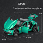 Jiaye 1:32 Die-Cast Alloy Model - Compatible with Ferrari Purosangue - First Ferrari FUV with Opening Doors, Sound & Light, Pull-Back Action & Shock Absorption