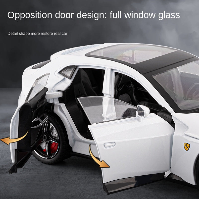 Jiaye 1:22 Die-Cast Alloy Model - Compatible with Ferrari Purosangue - First Ferrari FUV with Opening Doors, Sound & Light, Pull-Back Action, Shock Absorption & Foldable Mirrors