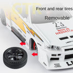 Jin Lifang 1:18 Track Edition Die-Cast Alloy Model - Compatible with Nissan GT-R - Feature-Packed with Detachable Wheels, Opening Doors, Realistic Sound & Light, and Shock Absorption