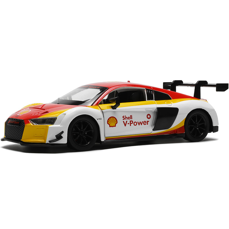 CCA 1:24 Scale Licensed Shell Livery Series Die-Cast Alloy Model Set - BMW M4 GT3 / Audi R8 LMS with Opening Doors & Sound/Light - GT Racing Collection