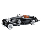 OK 1:18 Die-Cast Alloy Model - Compatible with Mercedes-Benz 500K - Pre-War Classic Roadster with Opening Doors, Sound & Light, Shock Absorption & Interactive Steering Wheel