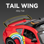 Chezhi 1:24 Die-Cast Alloy Model - Compatible with Mercedes-AMG GT R - Official F1 Safety Car with Opening Doors, Sound & Light, Pull-Back Action, Shock Absorption, Steering & Horn