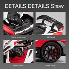 Chezhi 1:24 Die-Cast Alloy Model - Compatible with McLaren Senna GTR Track Beast - Feature-Packed with Opening Doors, Realistic Sound & Light, Pull-Back Action, Steering, Shock Absorption & Horn