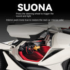 Chezhi 1:24 Scale Die-Cast Alloy Model Toy Compatible with Apollo Intensa Emozione - Opening Doors, Sound & Light, Pull-Back Function, Shock Absorption, Steering & Horn - Hypercar Collection