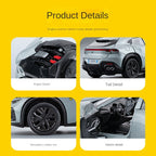 Jiaye 1:32 Die-Cast Alloy Model - Compatible with Ferrari Purosangue - First Ferrari FUV with Opening Doors, Sound & Light, Pull-Back Action & Shock Absorption