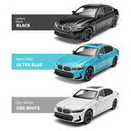 Black Mamba 1:24 Scale Licensed BMW 325Li Die-Cast Alloy Model Toy - Opening Doors, Sound & Light, Pull-Back Function, Shock Absorption, Steering, Horn & Adjustable Seats - Luxury Sedan Collection