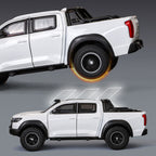 OK 1:24 Scale Die-Cast Alloy Model Toy Compatible with Great Wall Cannon Pickup Truck - Opening Doors, Sound & Light, Pull-Back Function, Shock Absorption, Steering, Horn & Retractable Steps - Off-Road Adventure Collection