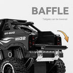 Chezhi 1:24 Scale Die-Cast Alloy Model Toy Compatible with Land Rover Defender 6x6 - Opening Doors, Sound & Light, Pull-Back Function, Shock Absorption & Folding Side Ladder - Extreme Off-Road Collection