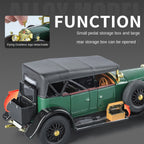 XHD 1:24 Die-Cast Alloy Model - Compatible with Rolls-Royce First Generation Phantom - Feature-Packed with Removable Roof, Opening Doors, Realistic Sound & Light, Pull-Back Action, Shock Absorption & Steering