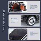 ZGTX 1:24 Die-Cast Alloy Model - Compatible with Tank 500 Hi4-T - Luxury Off-Road Hybrid SUV with Opening Doors, Sound & Light, Pull-Back Action, Shock Absorption, Steering & Foldable Mirrors