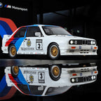 Jin Lifang 1:24 Die-Cast Alloy Model - Compatible with BMW M3 - Racing Livery Edition with Opening Doors, Sound & Light, Pull-Back Action, Shock Absorption & Interactive Steering Wheel
