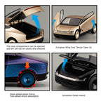 XHD 1:32 Scale Die-Cast Alloy Model Toy Compatible with Tesla Robotaxi - Opening Doors, Sound & Light, Pull-Back Function & Shock Absorption - Autonomous Vehicle Collection