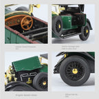 XHD 1:24 Die-Cast Alloy Model - Compatible with Rolls-Royce First Generation Phantom - Feature-Packed with Removable Roof, Opening Doors, Realistic Sound & Light, Pull-Back Action, Shock Absorption & Steering