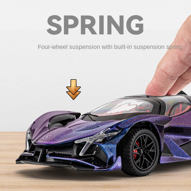 Chezhi 1:24 Scale Die-Cast Alloy Model Toy Compatible with Apollo Intensa Emozione - Opening Doors, Sound & Light, Pull-Back Function, Shock Absorption, Steering & Horn - Hypercar Collection