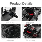Black Mamba 1:24 Scale Licensed BMW 325Li Die-Cast Alloy Model Toy - Opening Doors, Sound & Light, Pull-Back Function, Shock Absorption, Steering, Horn & Adjustable Seats - Luxury Sedan Collection