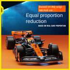 CCA 1:24 Scale Licensed McLaren F1 Team MCL60 Race Car Die-Cast Alloy Static Model - Steering & Rolling Function with Display Base, Australian GP / British GP / Monaco GP Editions - Official F1 Motorsport Collection