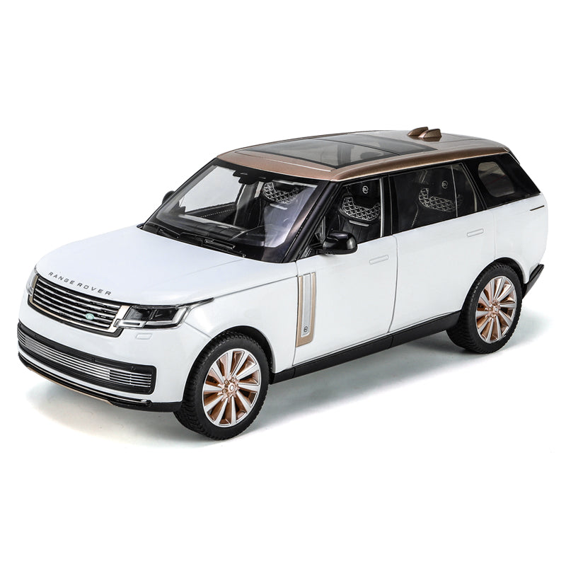 Qiyi 1:18 Scale Licensed Land Rover Range Rover SV Autobiography 2022 Edition Die-Cast Alloy Model Toy - Opening Doors, Sound & Light, Shock Absorption, Steering & Horn - Official Luxury SUV Collection