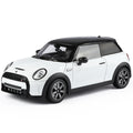 Black Mamba 1:18 Scale Licensed BMW MINI COOPER Die-Cast Alloy Static Model Toy - Opening Doors, Shock Absorption, Steering & Adjustable Seats - Classic Compact Car Collection